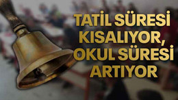 Tatil süresi kısalıyor, okul süresi artıyor (MEB'den ara tatil kararı)